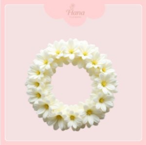 Vòng hoa baby trắng tinh khôi