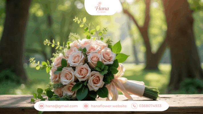 Bó hoa cho ngày lễ tốt nghiệp với hoa tường xuân