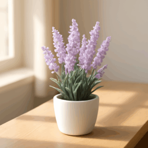 Chậu hoa Lavender giả để bàn