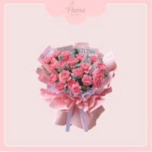 Bó hoa cẩm chướng rực rỡ