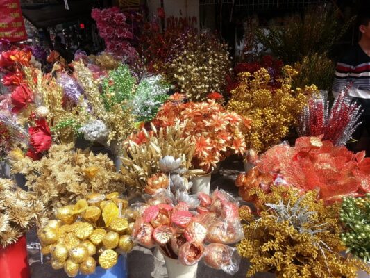 hoa giả phố Hàng Rươi