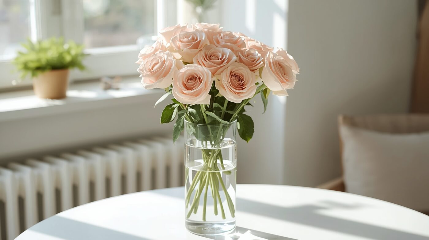 Hoa hồng Eve Maiden–Vẻ đẹp thanh khiết của dòng hồng cao cấp Hoa hồng eve maiden sang trọng