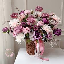 Hoa giả để bàn phòng họp Hoa giả để bàn phòng họp