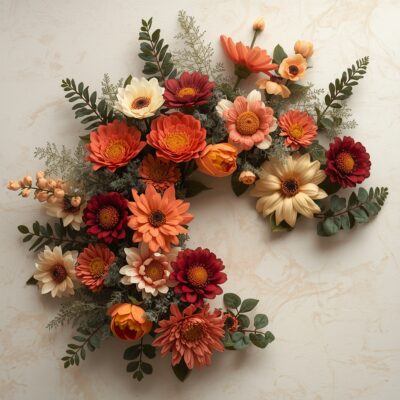 Hoa trang trí nghệ thuật từ hoa khô nhập khẩu